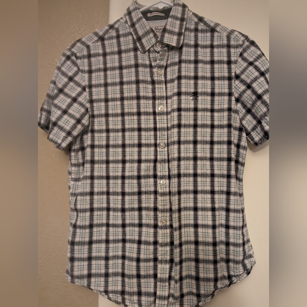 men's Original Penguin (s) button down shirt sleeve